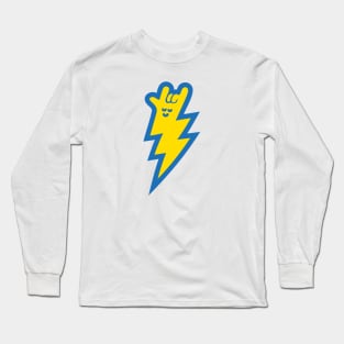 Rockin'  lightning Blue Long Sleeve T-Shirt
